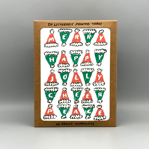 SET OF SIX / Holiday Hats