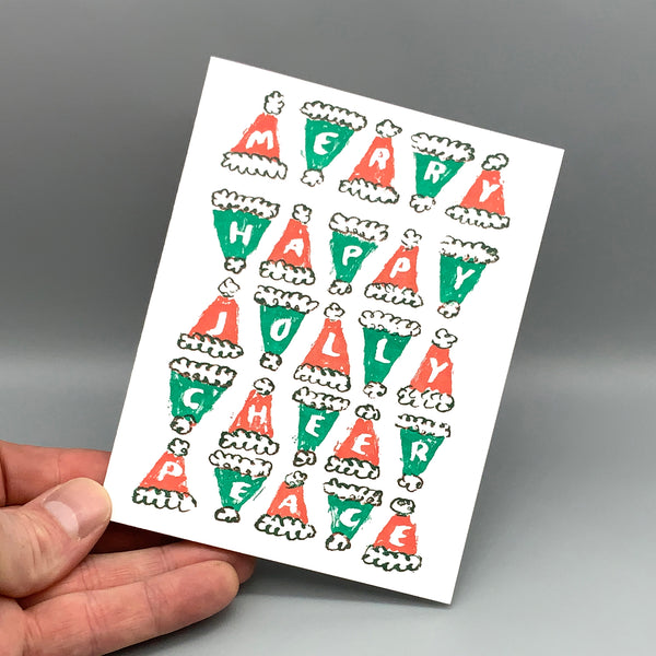 SET OF SIX / Holiday Hats