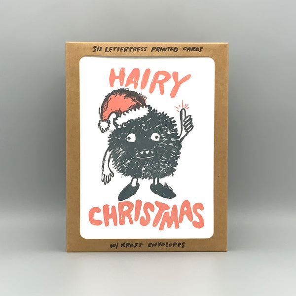 SET OF SIX / Hairy Christmas