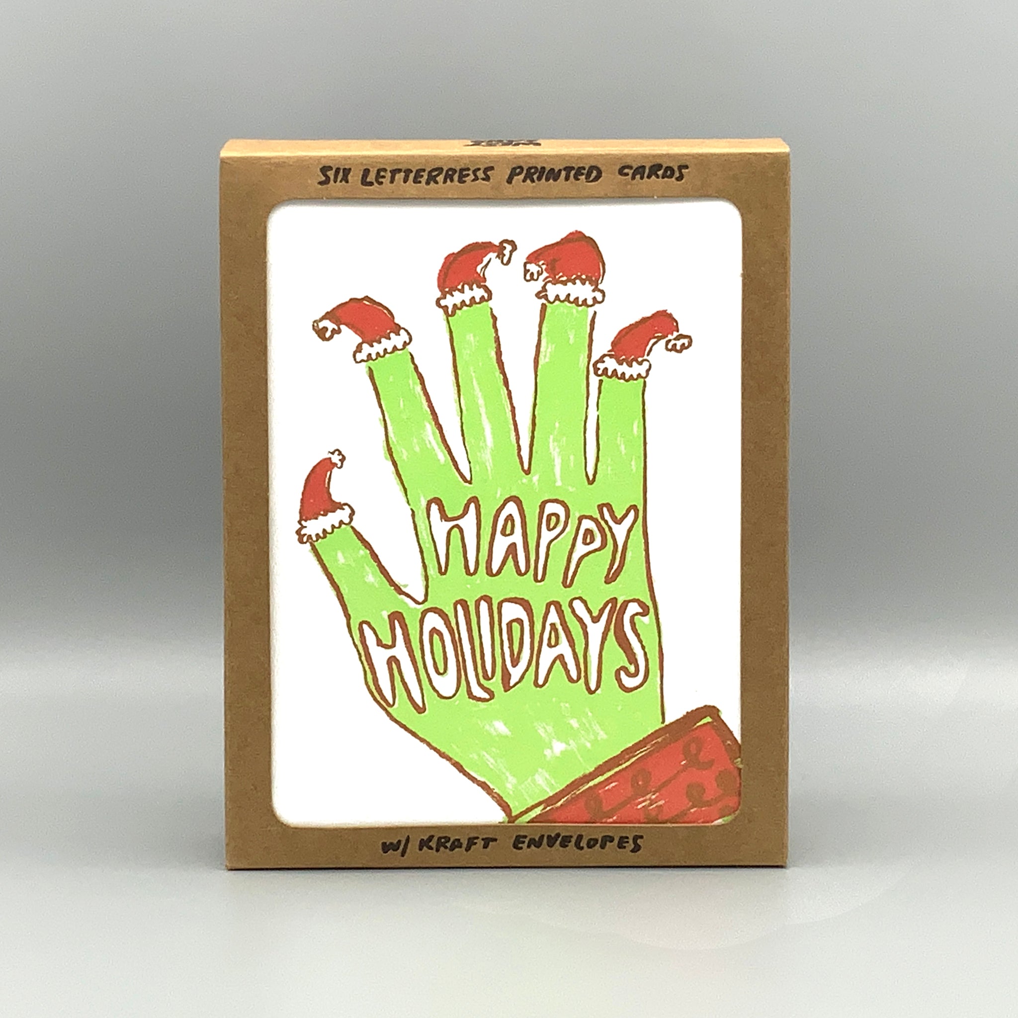 SET OF SIX / Happy Hand Holiday